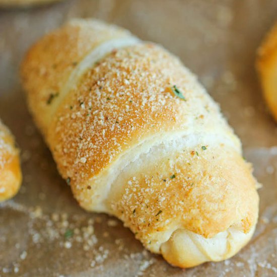 Chicken Alfredo Roll Ups