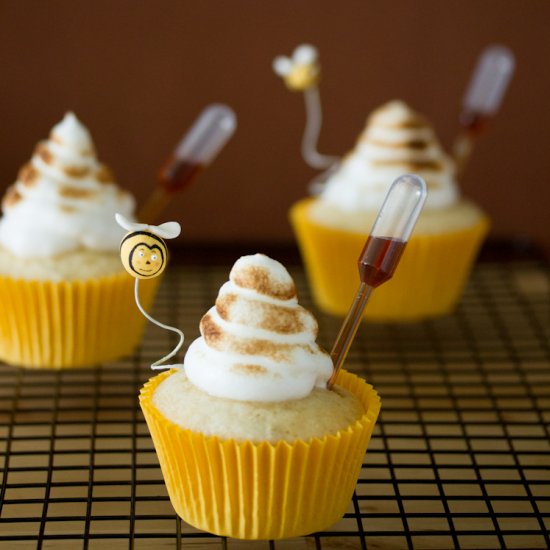 Camomile Honey Cupcakes