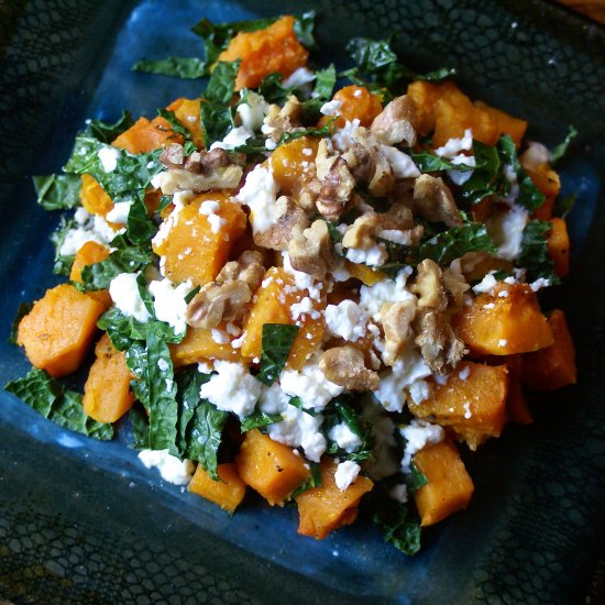 Kale and Butternut Poutine