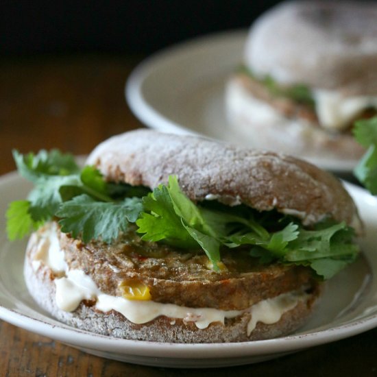 Chickpea butternut squash patties