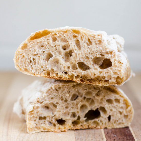 Whole Wheat Ciabatta