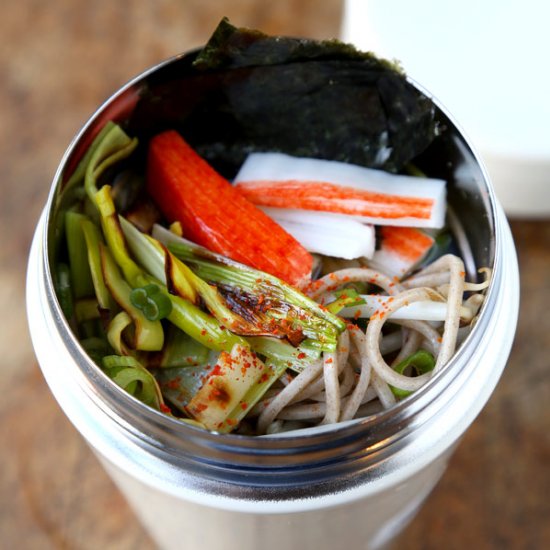 Soba Noodles with Leeks