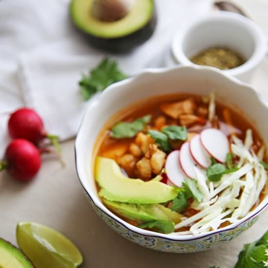 Hearty Chicken Pozole