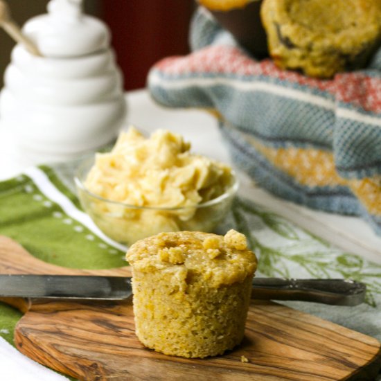 Light Cornbread Muffins