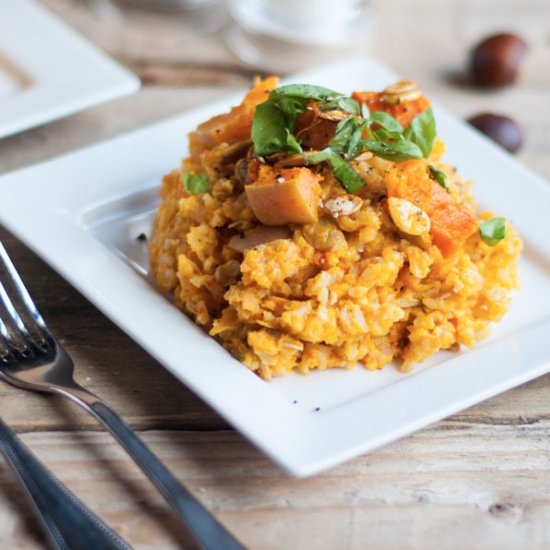 Creamy Butternut Squash Risotto