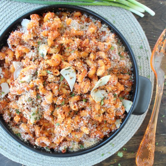 Red Pepper Chorizo Mac & Cheese