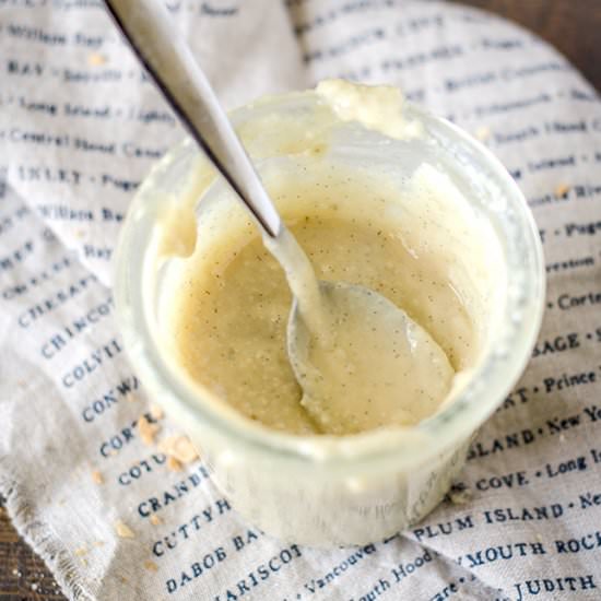 Macadamia and vanilla bean butter