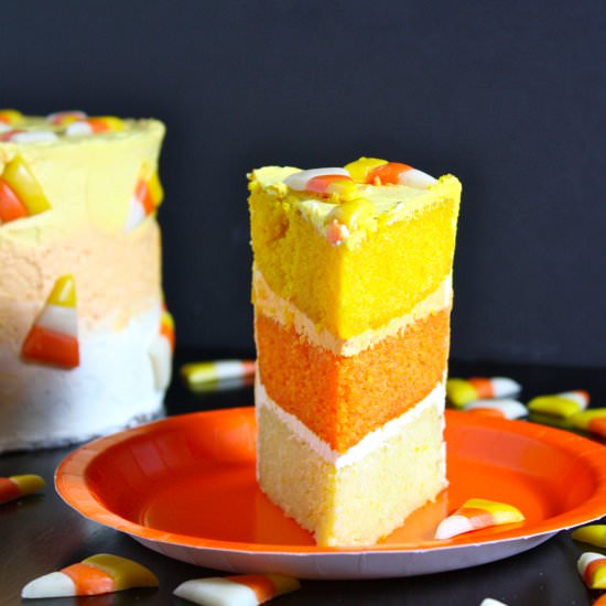 Candy Corn Cake