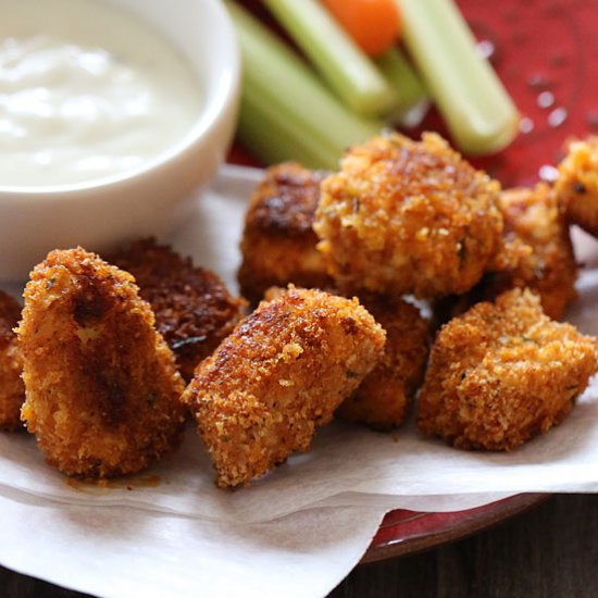 Baked Buffalo Chicken Nuggets