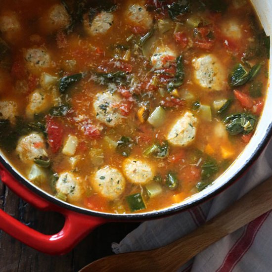 Turkey Meatball Vegetable Soup