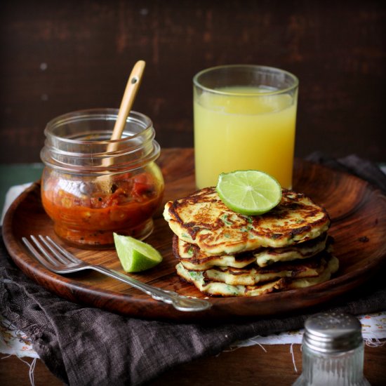 Spinach & Ricotta Cheese Pancakes