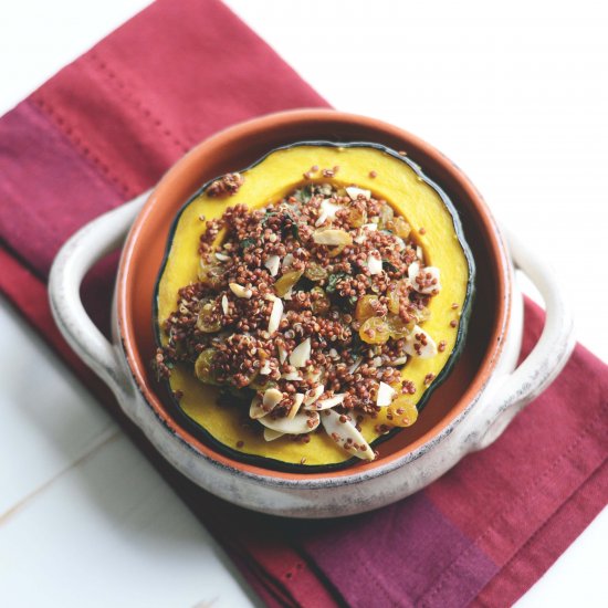 Quinoa Stuffed Acorn Squash