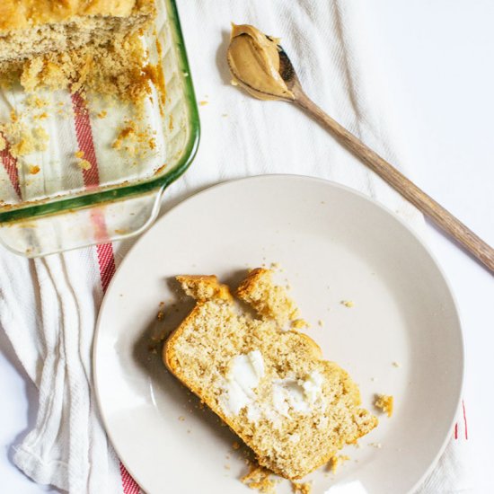 Gluten-free peanut butter bread