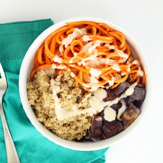 Sweet Potato Noodle Bowl