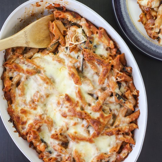 Baked Eggplant Pasta