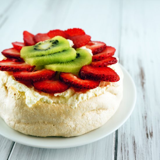 Strawberry Kiwi Pavlova