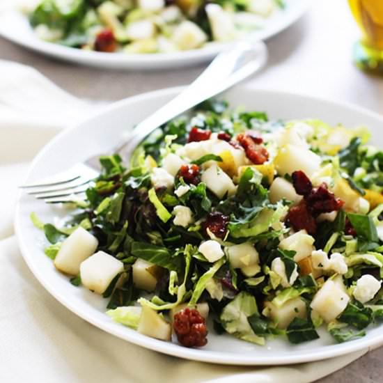 Chopped Brussels Sprout Salad