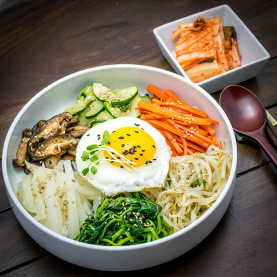 Bibimbap, All Veggie Style