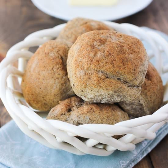 Gluten-Free Chia Dinner Rolls