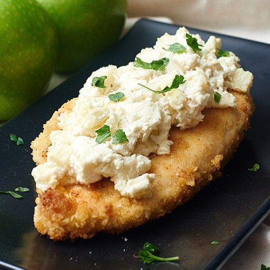 Goat Cheese Apple Chicken