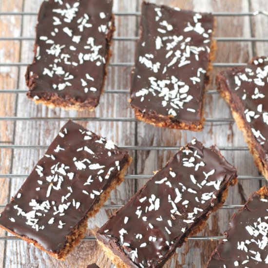 Chocolate Coconut Flapjacks