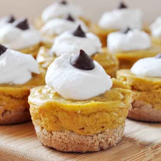 Mini Vegan Pumpkin Pie