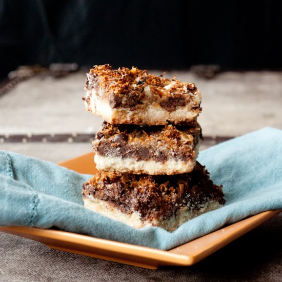 Pumpkin Mocha Magic Bars