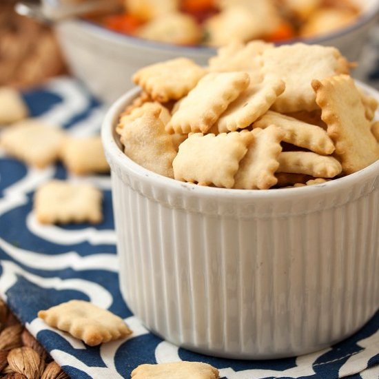 Homemade Oyster Crackers