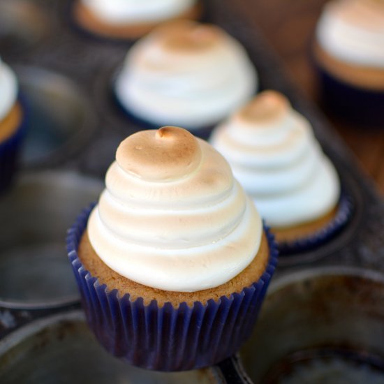 Sweet Potato Cupcakes & Marshmallow