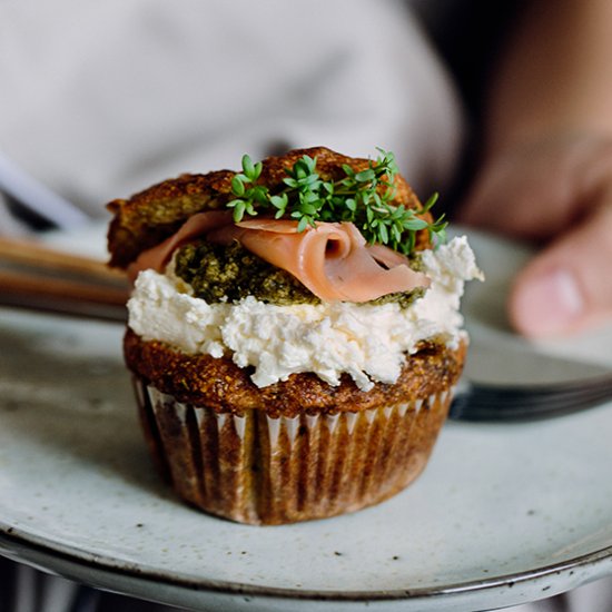 Savory Muffins with Salmon