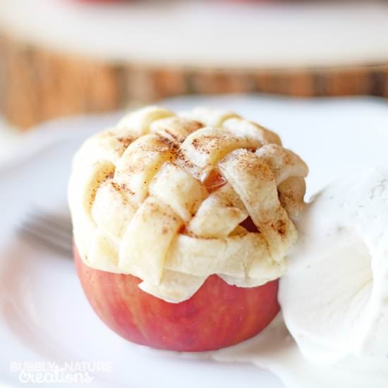 Easy Apple Pies Baked in Apples