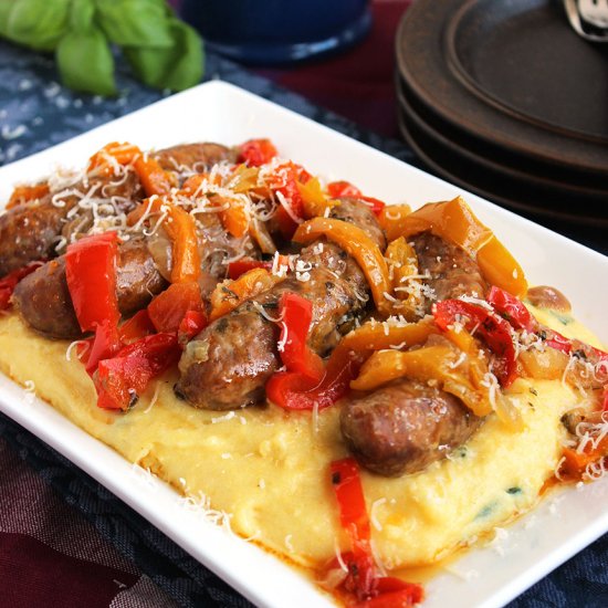 Slow Cooker Sausage and Peppers