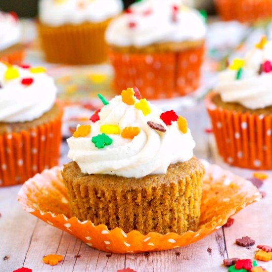 Spiced Butternut Squash Cupcakes