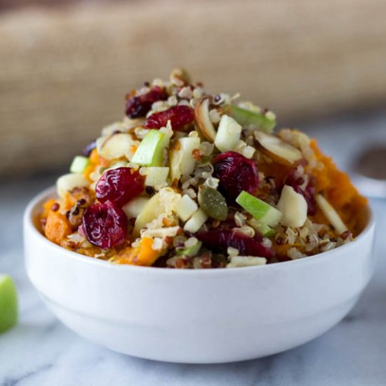 Mashed Sweet Potatoes & Fall Quinoa