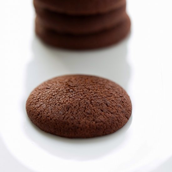 Pure chocolate cookies