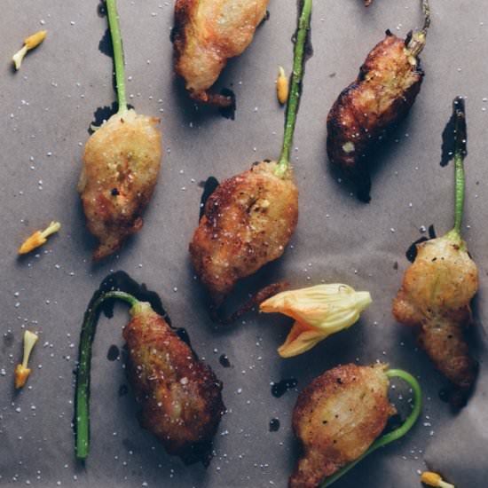 Fried Squash Blossoms