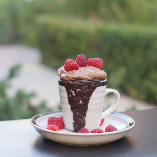 Nutella Chocolate Mug Cake