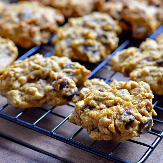 Pumpkin Chocolate Chip Cookies