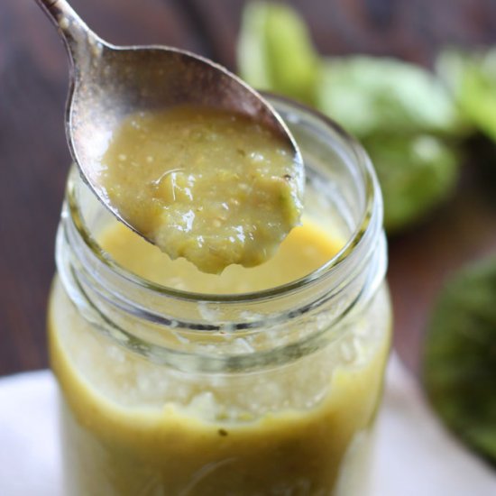 Homemade Green Enchilada Sauce