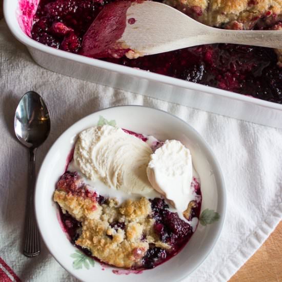 Marionberry Cobbler