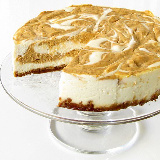 Pumpkin Swirl Cheesecake