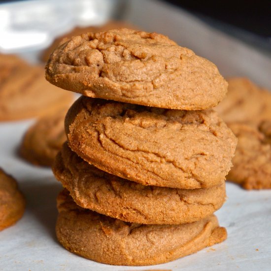 Peanut butter nutella cookies