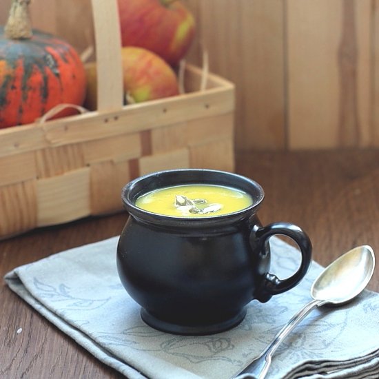 Pumpkin and apple soup