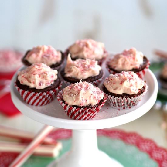 White Chocolate Peppermint Cupcakes