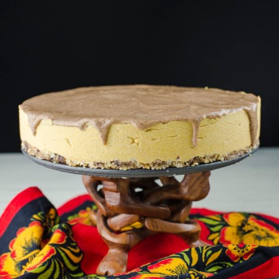 *Almost Raw* Pumpkin Cheesecake