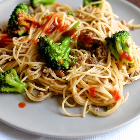 One Pot Beef and Broccoli Noodles