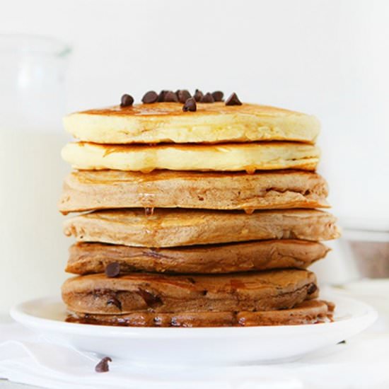 Vanilla Cinnamon Chocolate Pancakes