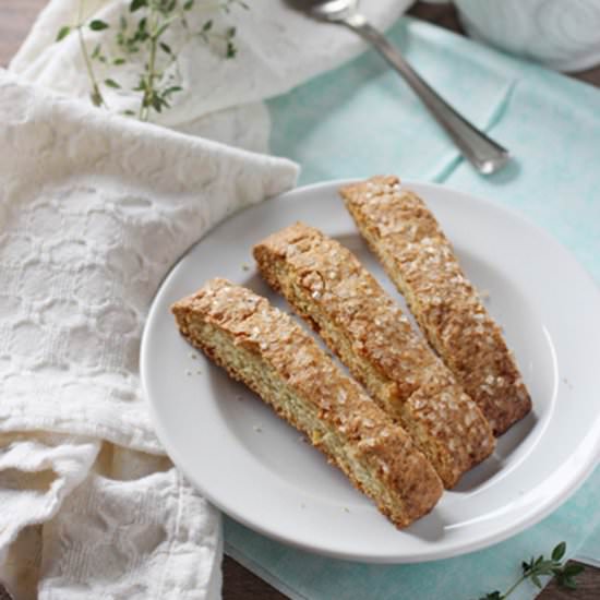 lemon thyme biscotti