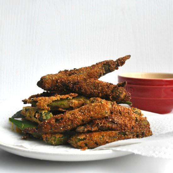 Fried okra