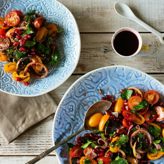 Tomato + Roasted Lemon Salad